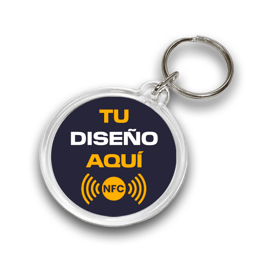 Llavero NFC Sin Contacto - Diseño Personalizado