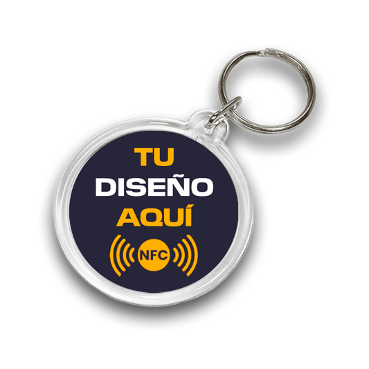 Llavero NFC Sin Contacto - Diseño Personalizado