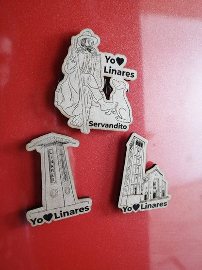 Pack 5 Magnéticos Personalizados MDF 5x5 cm